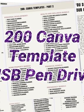 Canva Template Bundle - Home Office Planner Pack